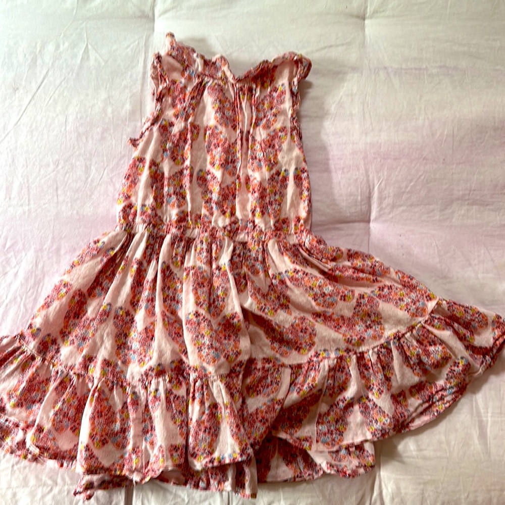 Pink Butterfly pattern Crewcuts dress 4y